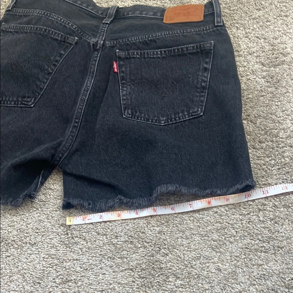 Levi's Black Denim Shorts - Picture 13 of 13